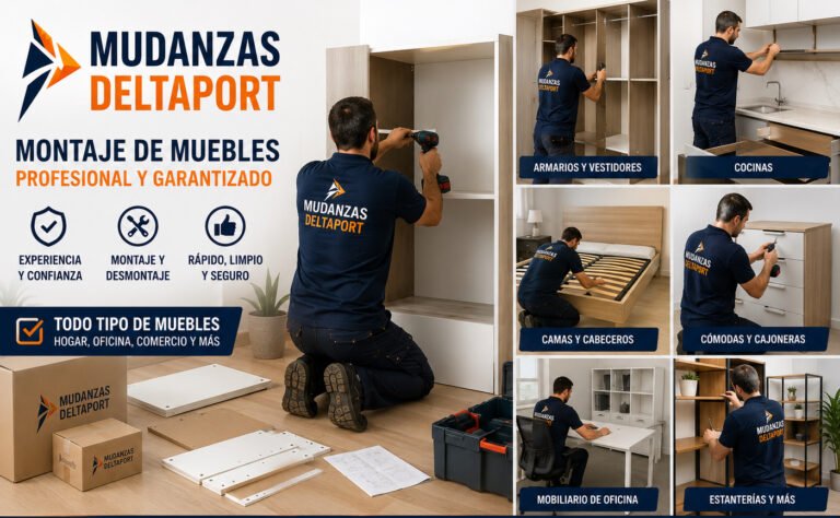 Desmontaje y montaje de muebles para mudanzas