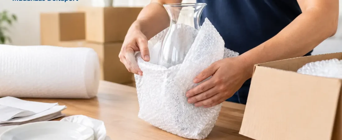 Cómo embalar objetos frágiles sin roturas